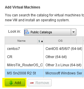 Функционал vCloud Director: создание ВМ шаблона из каталога Функционал vCloud Director: создание ВМ шаблона из каталога